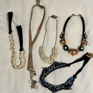 Five Loft/Ann Taylor necklaces